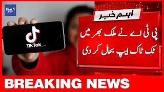 TikTok Ban Lifted | App Restored In Pakistan | Dawn News