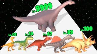 Dino Evo Rise - Level Up Dinosaur Max Level Gameplay