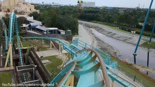 Kraken Front Row (HD POV) SeaWorld Orlando