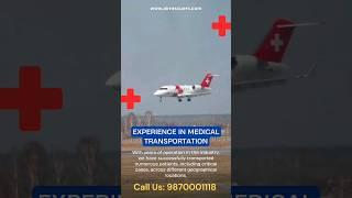 Air ambulance cost in India | air ambulance services in India. #aviation #emergencytransport