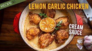 One Pan Lemon Garlic Chicken Perfection, You Will Love!