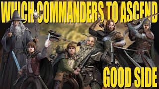 LOTR Rise To War What Commanders should you ascend Good Side After recent update