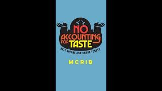 No Accounting For Taste | McRib