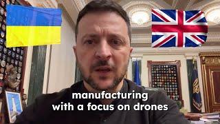 Zelensky on Drone Production & Battlefield Update | Ukrainian - English Interpretation