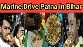 Marine Drive Patna Bihar Full Eating Video Zaika Food Ride Rahul #marinedrivepatna