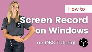 How to Screen Record on Windows [OBS Tutorial for Teachers]