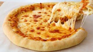 Found a new way to make Double Cheese Pizza! No kneading! Incredibly easy! Best pizza in the world