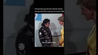 Princess Diana Asking Michael Jackson If he’ll sing the song Dirty Diana 