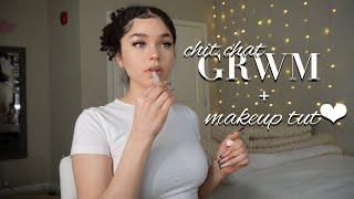 chit chat GRWM + makeup tut