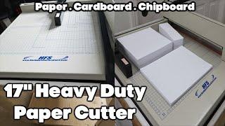 Heavy Duty 17" Guillotine Paper Cutter Review| HFS Paper Cutter