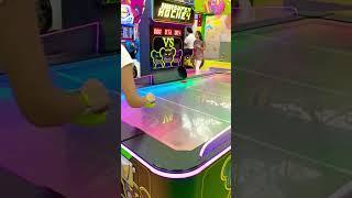 #pari and Radha playing super Hockey #kidszone  pacificmall  #playtime #funtime #super hockey short