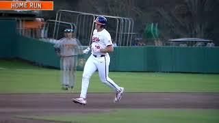 Clemson baseball's Collin Priest home run vs. Winthrop