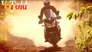 Suzuki V-Strom 1000 ride, wheelies & going off-road