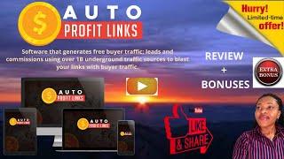  AUTO PROFIT LINKS REVIEWBONUSES AUTO PROFIT LINKS Traffic & commissionsAUTOPROFITLINKS REVIEW