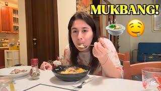 NUOVO MUKBANG!  / oggi finalmente sto meglio!