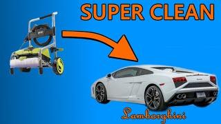 The Sun Joe SPX 4000 with MATCC Foam Cannon Cleaned My Filthy Lamborghini Gallardo LP 560-4