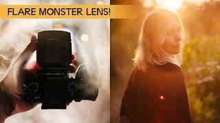 i found the Ultimate Flare Monster Lens for Sony - TTartisan 50/0,95 ASPH