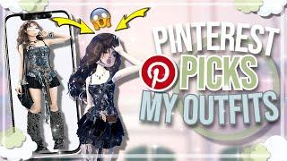 ONLY wearing PINTEREST OUTFITS in DRESS to IMPRESS | Roblox