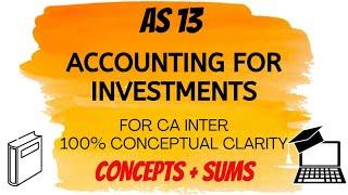 AS 13 in ENGLISH - Accounting for Investments - CA Intermediate