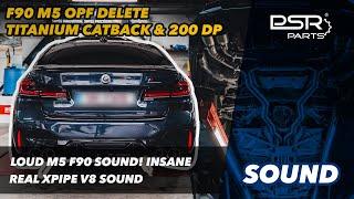 BMW F90 M5 LCI 3D Scanned DCE Parts OPF Delete Midpipe Exhaust 2020+ || Catback Titanium SOUND