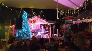 Damian Higgins performing at the Hudson Bar in Belfast