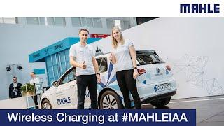 Cutting The Cord: Beitske Visser Tests Wireless Charging at #MAHLEIAA