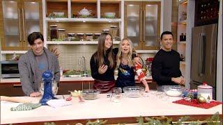 Holiday Family Cookie Countdown: Michael and Lola Consuelos Make Cookies With Kelly and Mark