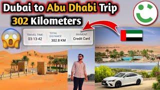 OMG  302 Kilometers Careem Ride | Dubai to Abu dhabi trip | Maza agyaa  | Tayyab ur Rehman