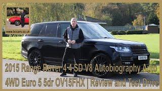 2015 Range Rover 4 4 SD V8 Autobiography Auto 4WD Euro 5 5dr OV15FHX | Review and Test Drive