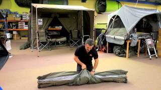 OZTENT RV With The Fly Attached - How To Pack Up