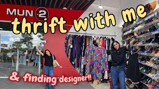 Thrift With Me for FALL  | Designer Finds + Styling Thrifted Outfits (try on haul)