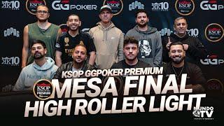 R$120K para o Campeão - R$8.000 HIGH ROLLER LIGHT - MESA FINAL - KSOP GGPoker Rio de Janeiro