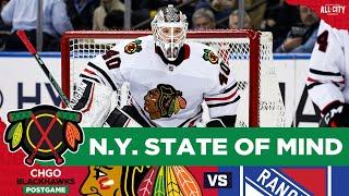 Chicago Blackhawks, Connor Bedard beat New York Rangers 2-1! | CHGO Blackhawks POSTGAME Podcast