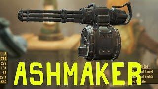 Fallout 4: Unique/Rare Weapon - Ashmaker! (Rare Minigun Location)