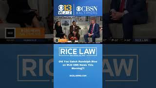  Did you catch Randolph on WJZ CBS Baltimore this Morning?