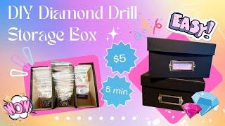 DIY diamond painting drill storage box!