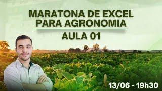 1ª aula - maratona de Excel para agronomia