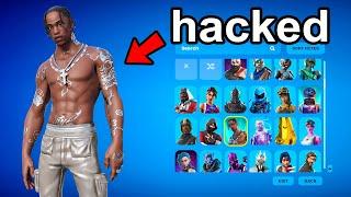 Logging Into My Biggest Haters Fortnite Account!