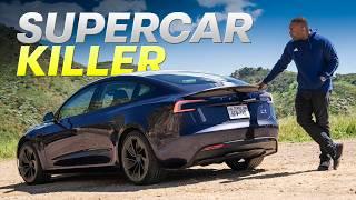 NEW 2025 Tesla Model 3 PERFORMANCE Review: Supercar Slayer | 4K