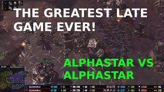 AlphaStar vs AlphaStar - GREATEST LATE GAME EVER!