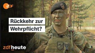 Soll die Wehrpflicht in Deutschland wieder eingeführt werden? | heute journal