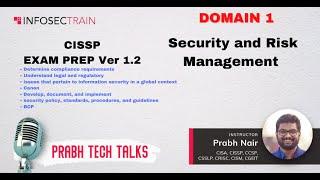 CISSP DOMAIN 1 Part 1.2 Security and Risk Management Review