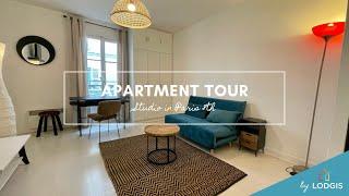 Apartment Tour // Furnished  22.6m2 in Paris – Ref : 10824158
