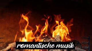 Kaminfeuer mit romantischer Musik – 4 Stunden romantisches Kaminfeuer mit Kaminknistern