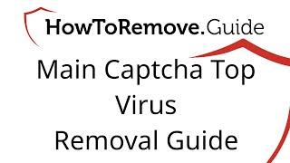 Main Captcha Top Virus Removal