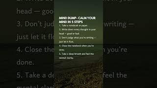 Calm your mind in 5 steps    mindset  forge  mind  calm720P HD
