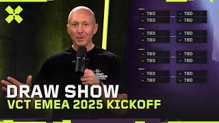 New season, new format | VCT EMEA Kickoff 2025 Draw Show