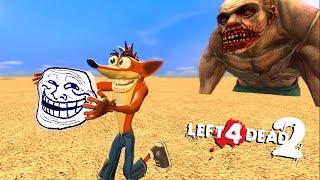 Left 4 Dead 2: EL TROLL MÁS ÉPICO de Crash Bandicoot! | L4D2 con Amigos (Funny Moments)