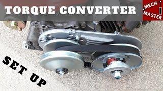 Go Kart Torque Converter Setup Install (TAV)