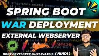 Deploy Spring Boot on External Tomcat Server